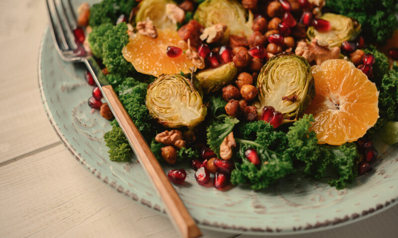 winterlicher salat.