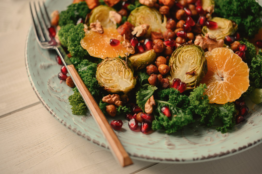 winterlicher salat.